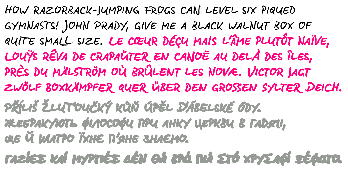 LeDrole Lettering Pro Black Font preview